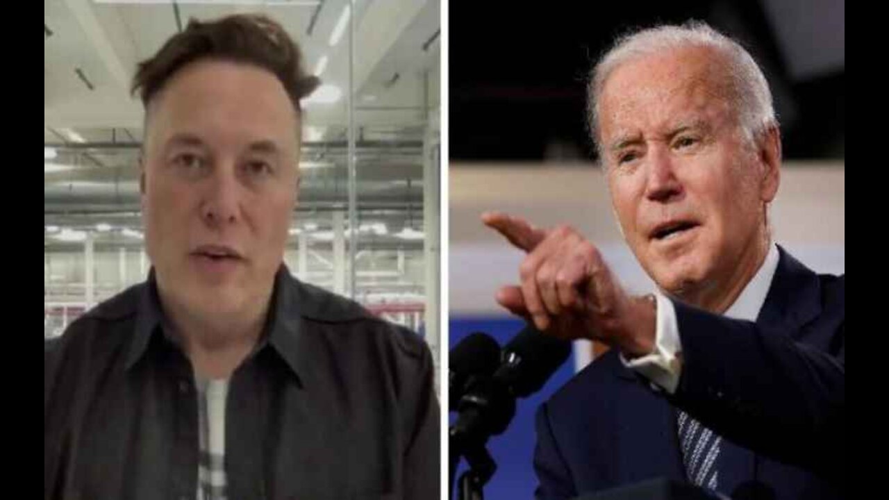 Watch: Elon Musk Blasts Biden’s ‘Insane’ Build Back Better Bill