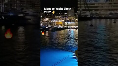 Monaco Yacht Show 2022 👌 and yacht Ahpo by Lurssen.