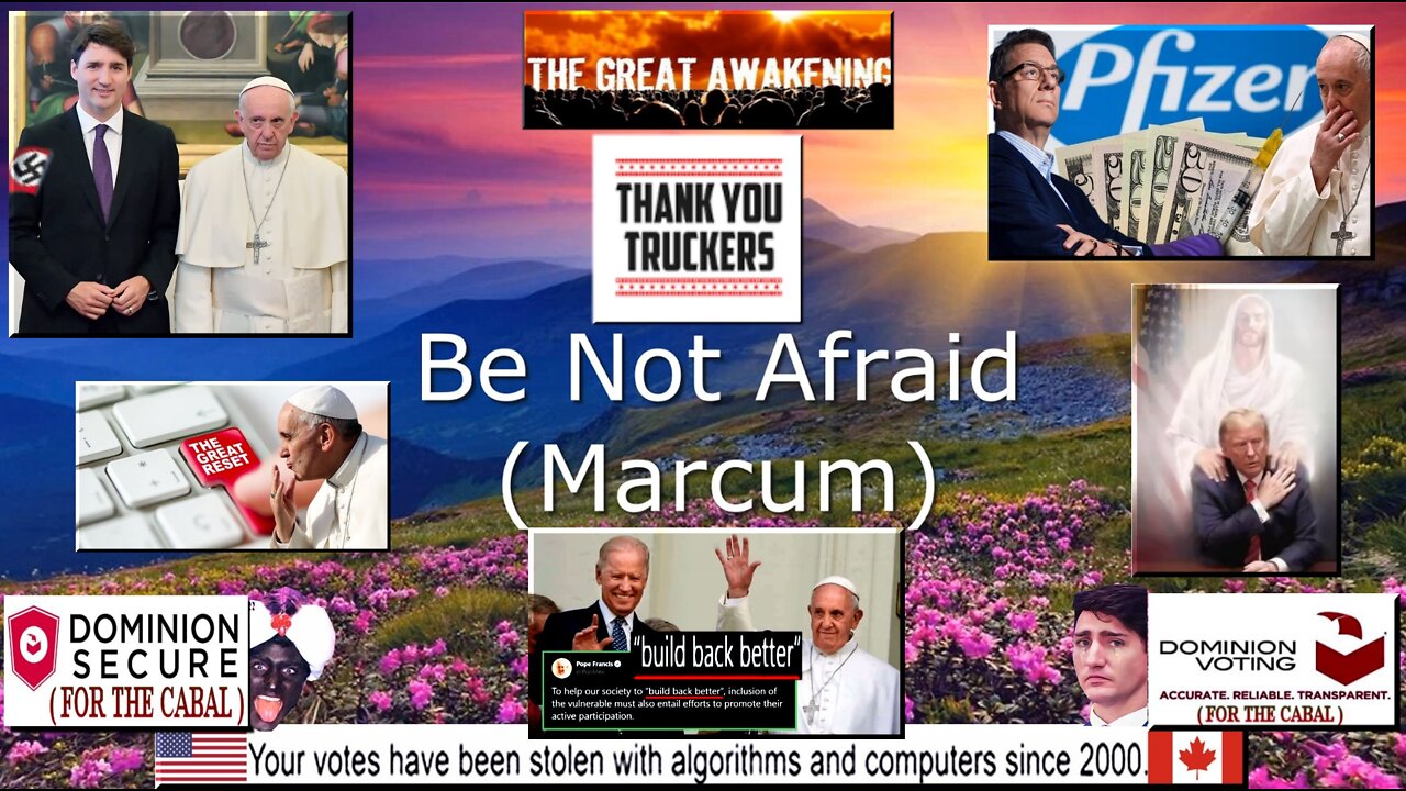 Be Not Afraid – (Marcum). As Jesus spoke up: “It is I; do not be afraid” (John 6:20)