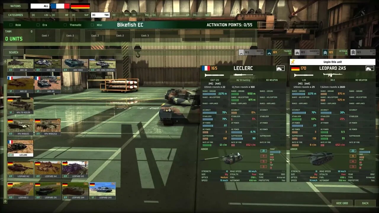 EUROCORPS Unit Comparisons | Superheavy Tanks