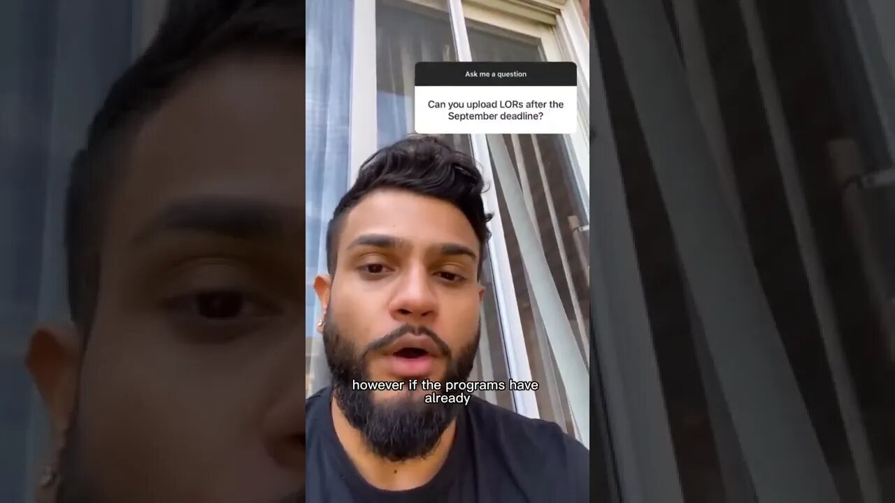 Can you upload LORS after the September deadline for residency match ?