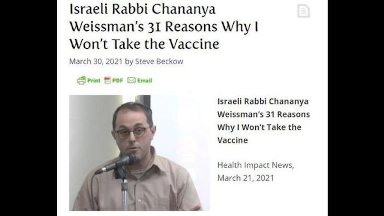 R&B Weekly Seminar: "Medical War Crimes" (Jerusalem War Crimes Trials/Episode #17 -- Wednesday, December 8th, 2021). Host: Rabbi Chananya Weissman. Guest Speaker: Mr. Moshe Feiglin