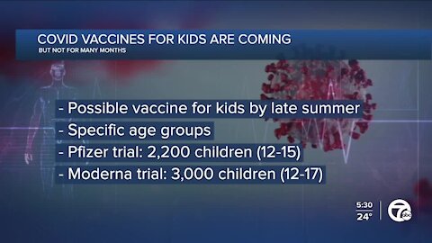 Ask Dr. Nandi: COVID vaccines for kids are coming, but not for many months