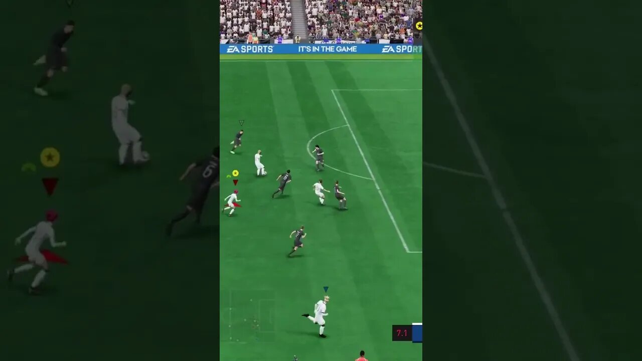 AI’s really gonna be taking over🤣 even in sports #fifa23 #ai #shorts