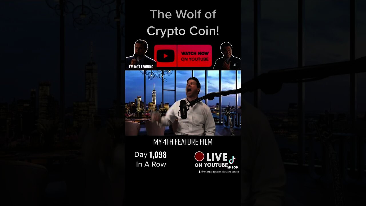 Watch the 2022 Brand New Comedy Feature Film the Wolf of Crypto Coin!