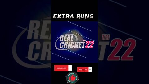 Extra runs in Real Cricket 22 Gameplay Best Android Cricket Game 🎯 #games #cricket #realcricket #ipl