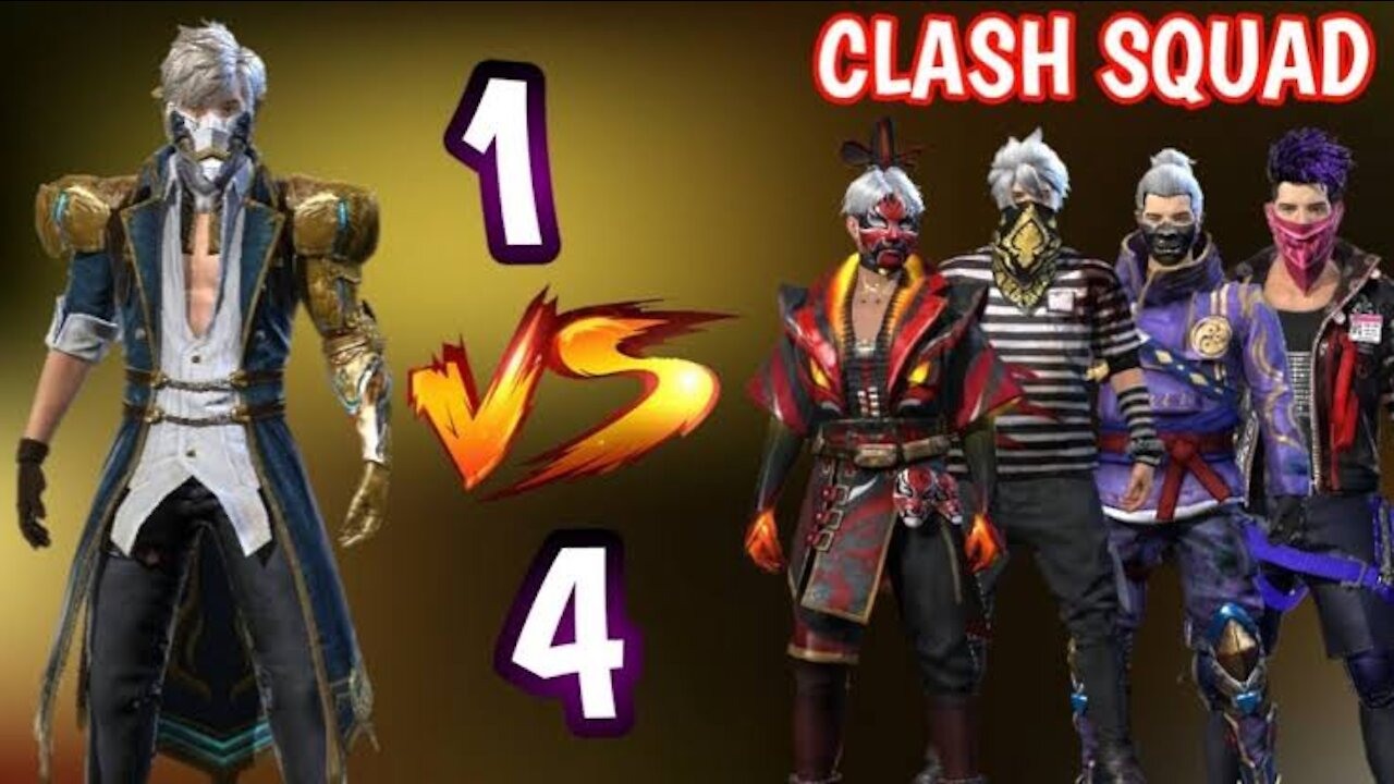 1 vs 4 || WHITE444 VS 4 PRO PLAYERS Clash Squad Custom Match.BD GAMER.