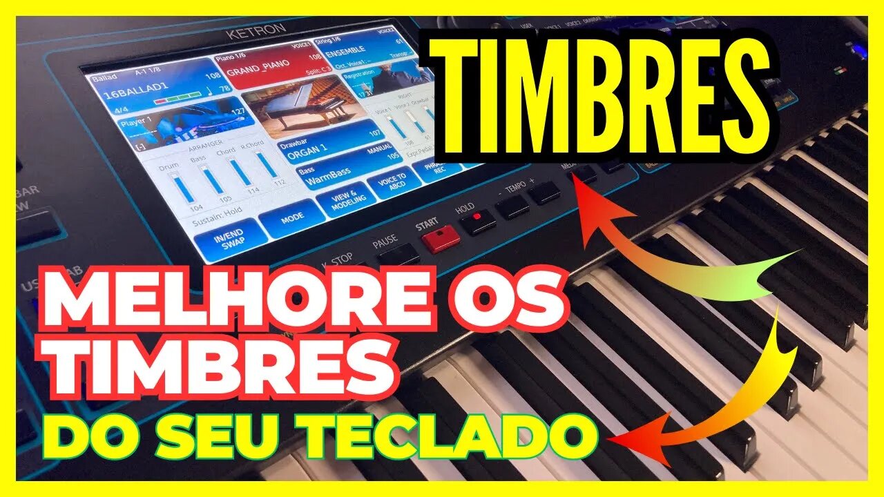 Timbres melhorando os timbres do seu teclado #keyboard #yamaha #studiodynna #roland #korg #casio