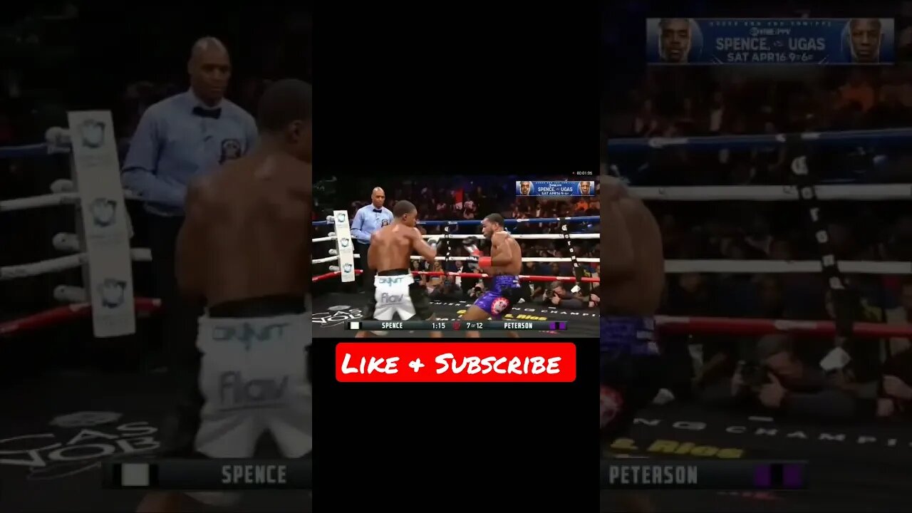 Errol Spence boxing spectacular vs Peterson. #shorts #pbc #TWT