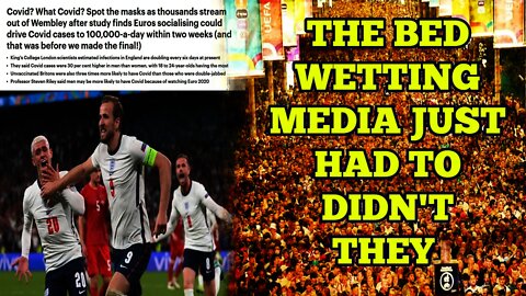 Millions Of England Fans Celebrating Semi Final Win Brings Out The Bed Wetting Media Again!