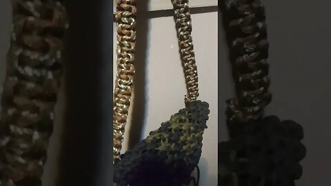 Camo Paracord Marcrame Handbag #tacticalmacrame