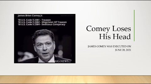 Comey Loses His Head