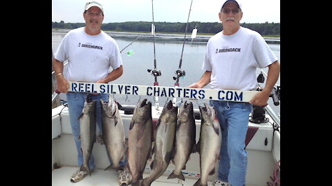 Salmon Fishing Lake Ontario, Huge Salmon