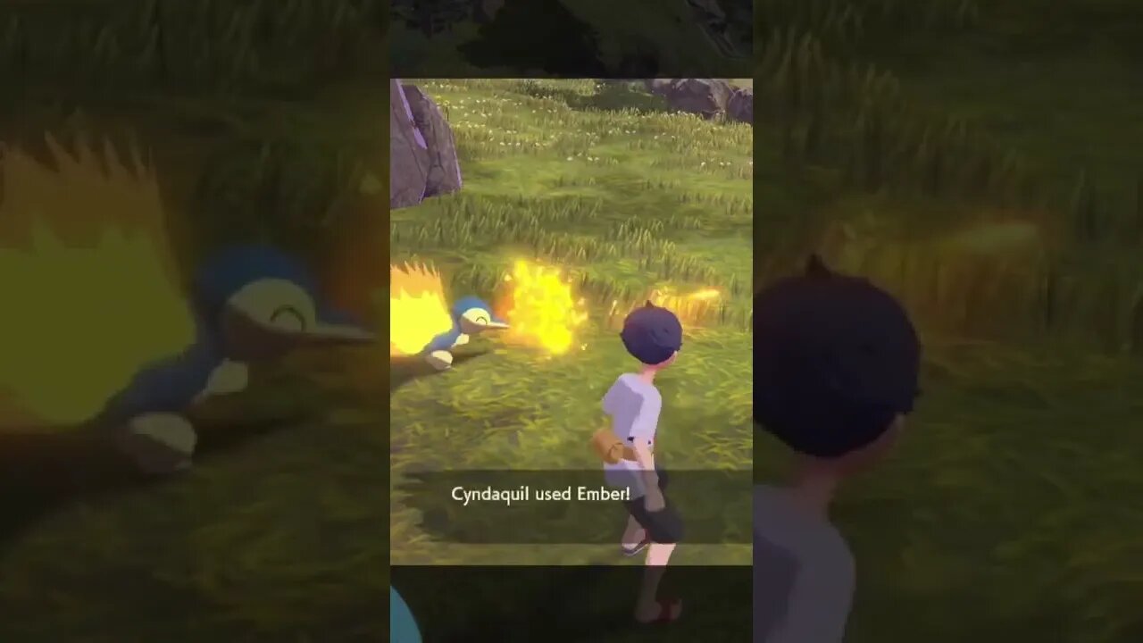 Cyndaquil Used Ember! Pokémon Legends: Arceus