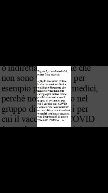 La frase dimenticata del Regolamento 953/2021