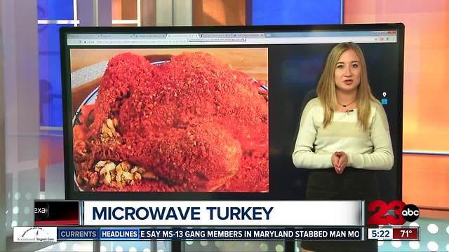 Microwaved Flamim' Hot Cheetos turkey experiment