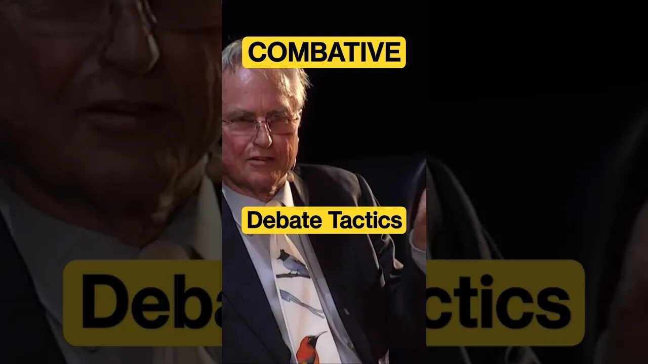 Calling Interlocutors IDIOTS #richarddawkins #debate #technique