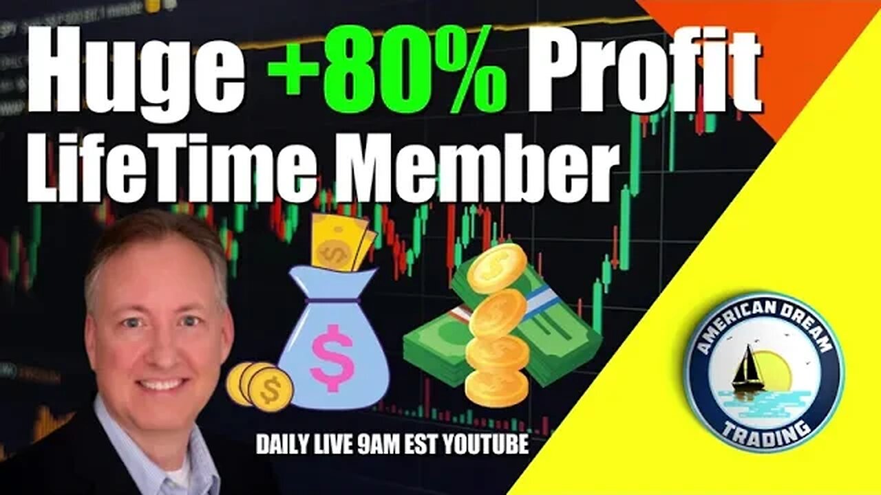 Massive +80% Profit Lifetime Member Stock Market Success