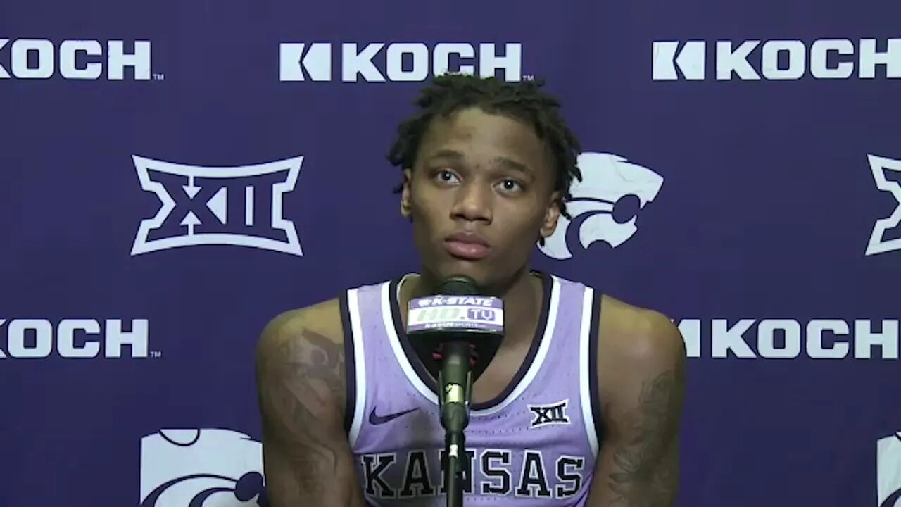 Kansas State Basketball | DaJuan Gordon Postgame Press Conference | TCU 67, K-State 60