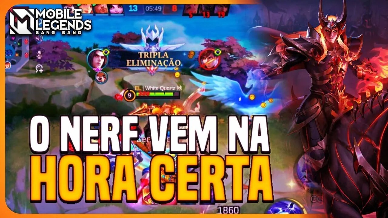 ESSE HERÓI VAI TOMAR NERF NO PRÓXIMO PATCH E TA PRECISANDO MUITO | MLBB