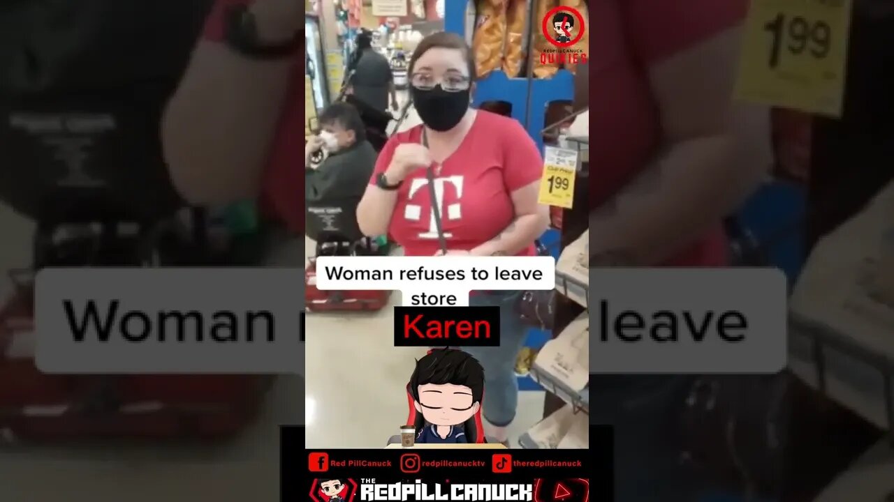 #karen refuses to leave store #shorts #karen2022 ##reactionvideo
