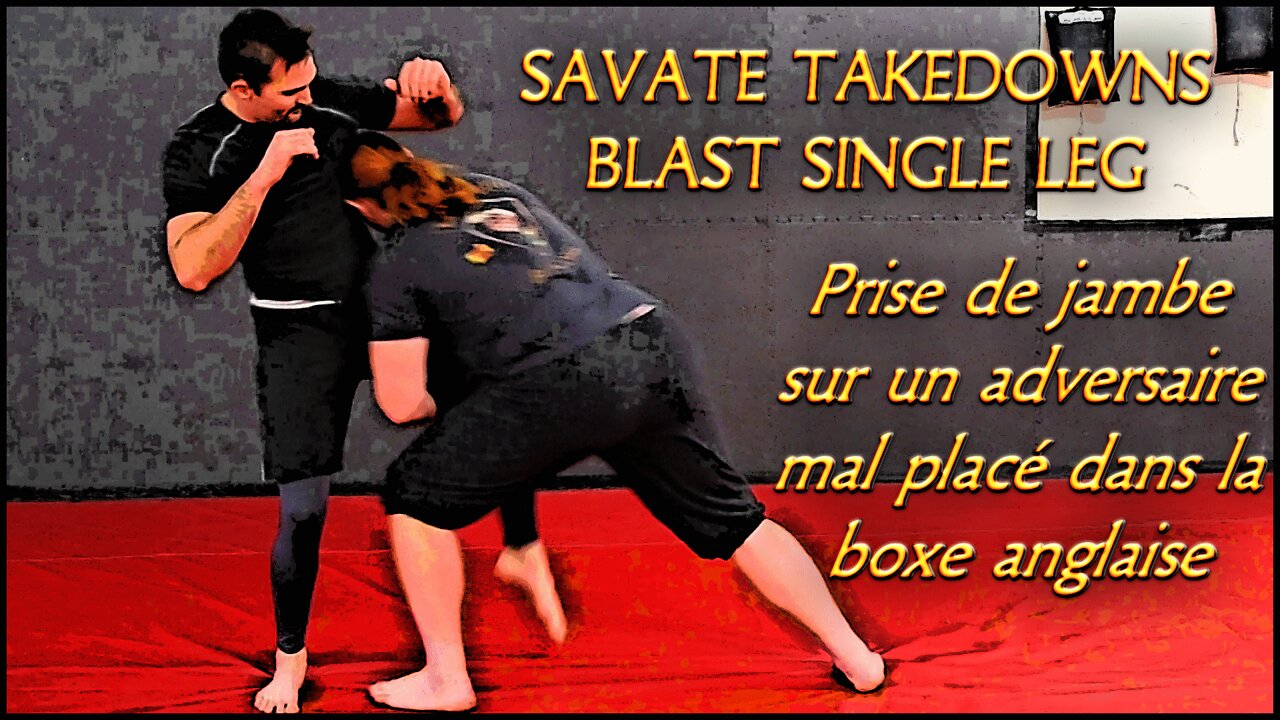 Old School Savate Takedowns: Blast Single | On The Mat