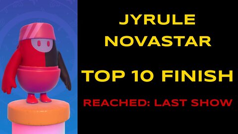 Fall Guys - Final Round Elimination - Top 10 - Jyrule Novastar