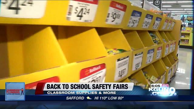 Sending kids back to class with safety, supplies