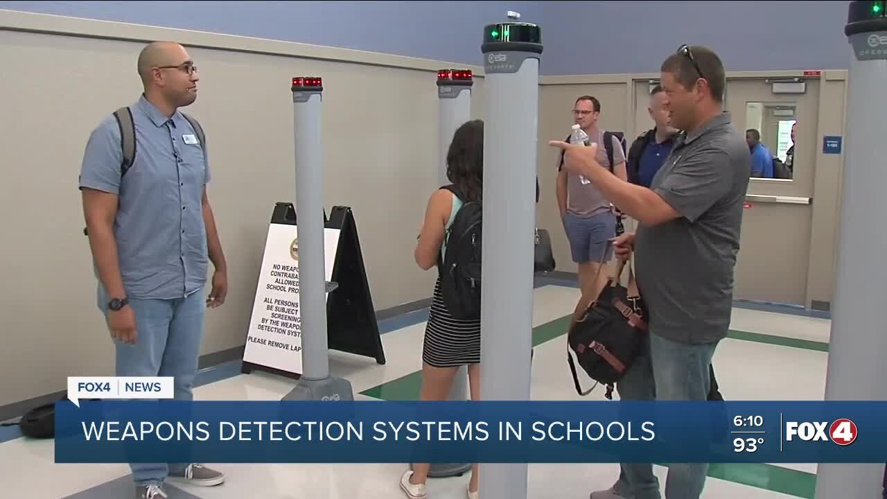 Lee County School District begins to install weapon detectors in schools