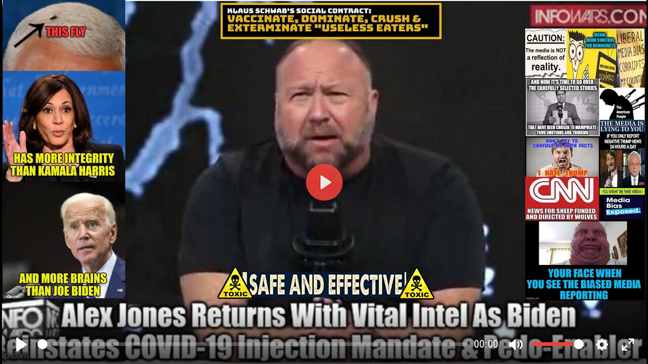 Alex Jones Returns With Vital Intel As Biden Reinstates COVID-19 Injection Mandate & Pedo-Enabler