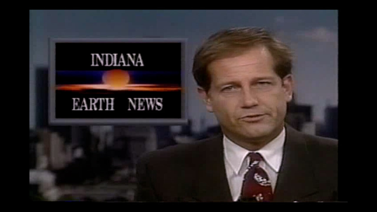 Circa 1994 - Indianapolis TV News Anchors Tout Benefits of Recycling