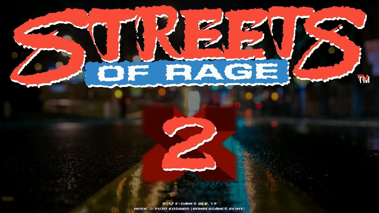 streets of rage 2x retro gameplay