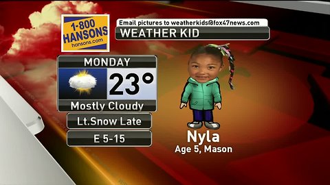 Weather Kid - Nyla- 2/26/19