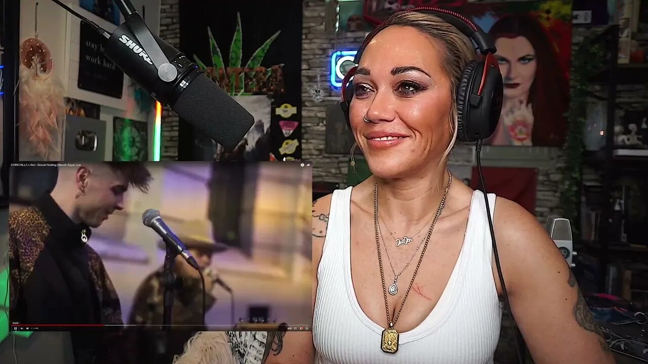 CHINCHILLA x Ren - Sexual Healing (Marvin Gaye) Live | Trending | Ren Reaction | Just Jen Reacts