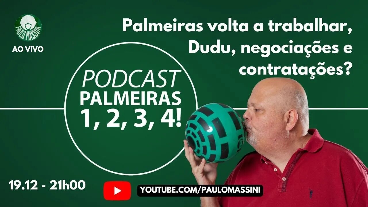 PALMEIRAS TREINA, WESLEY DE SAÍDA E VAMOS CONTRATAR? DUDU VIROU NOVELA?