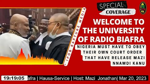 Welcome To The University Of Radio Biafra | Hausa-Service | Host: Mazi Jonathan| Mar 20, 2023