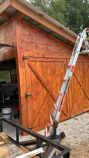 Cedar stain on the Cedar