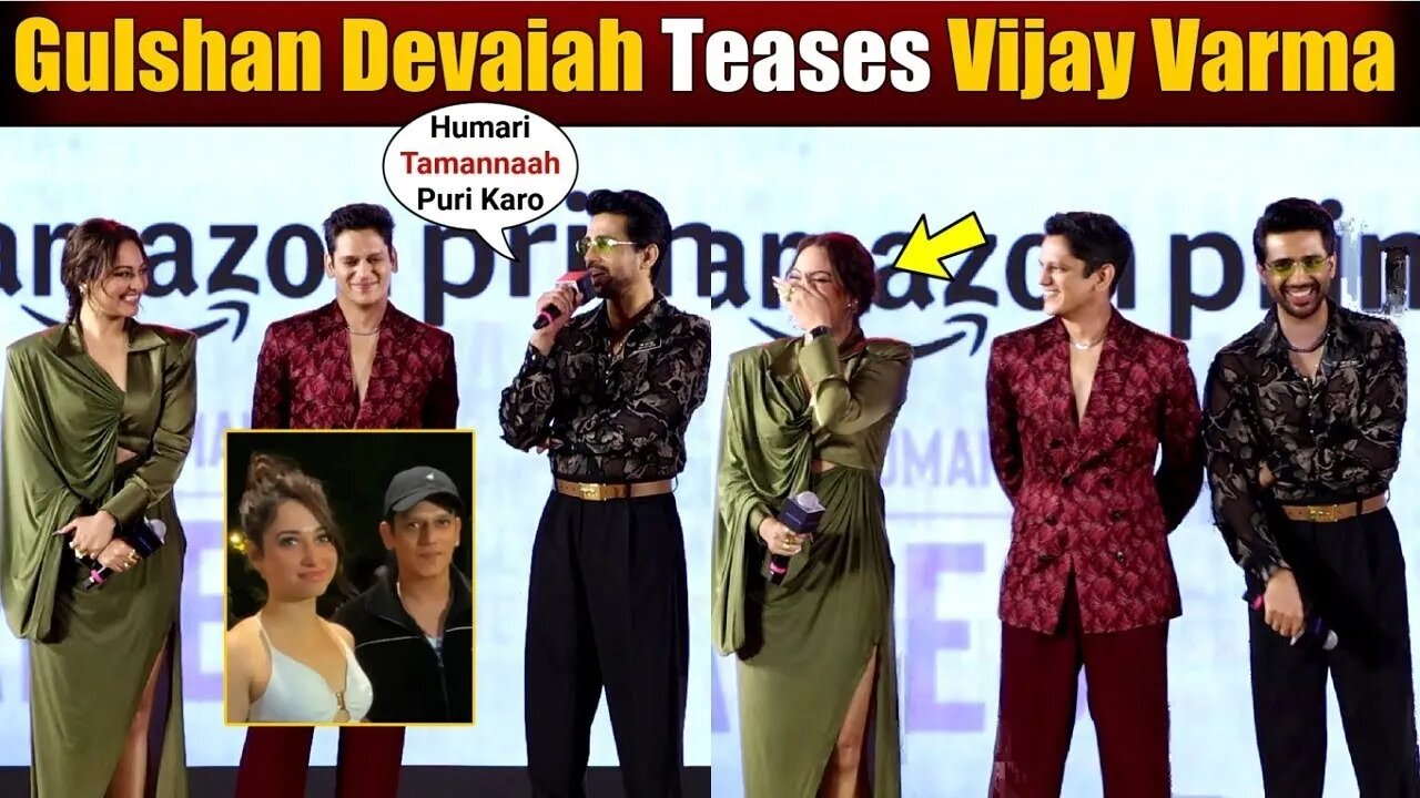 Vijay Varma HILARIOUS Moment When Sonakshi Sinha and other co-star Started Teasing 'Meri Tamannaah'
