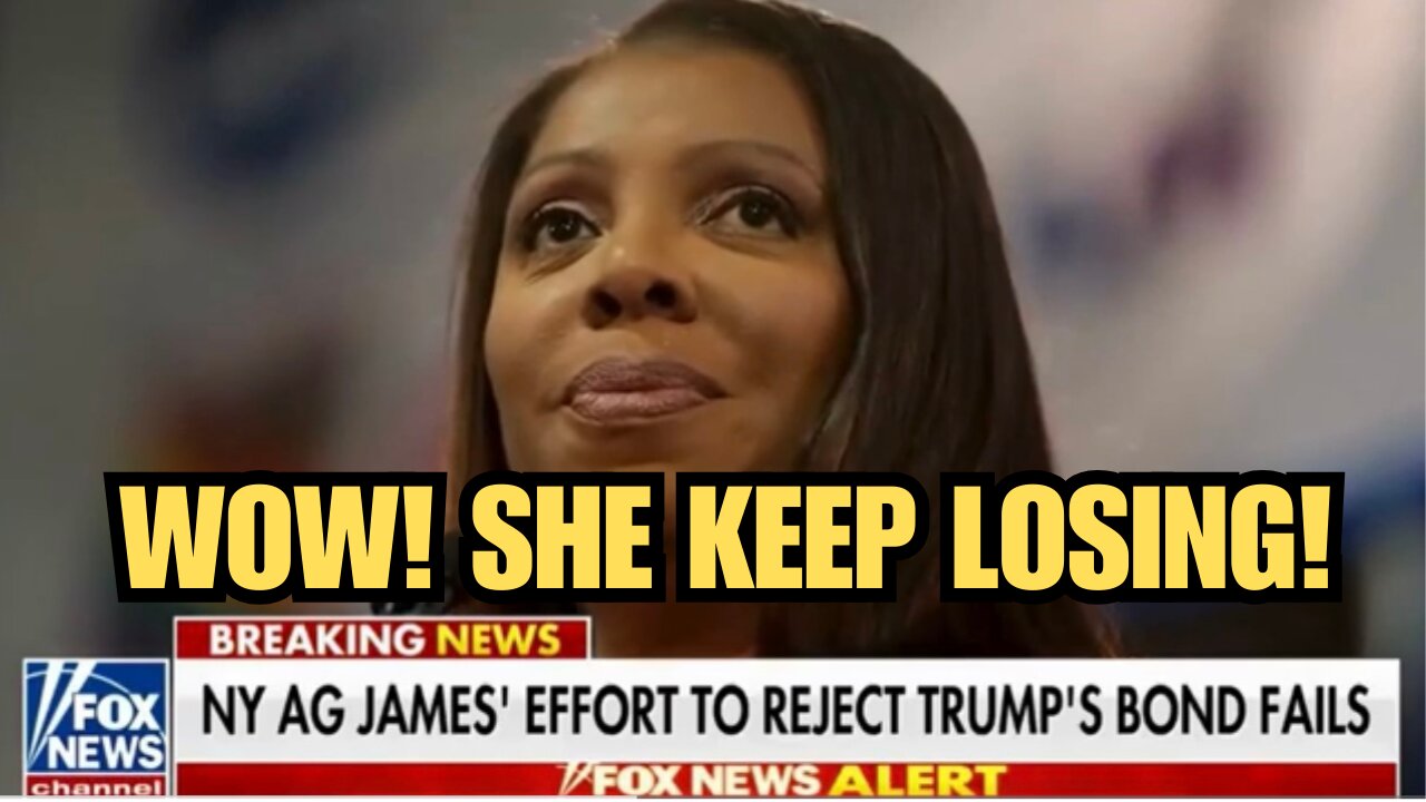 LETITIA JAMES LOSE AGAIN! NY AG embarrassing efforts to invalidate Trump $175M appeal bond destroyed