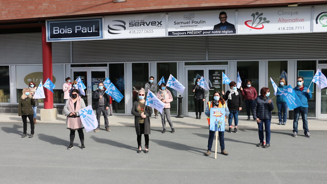Manif Professionnel Education à St G