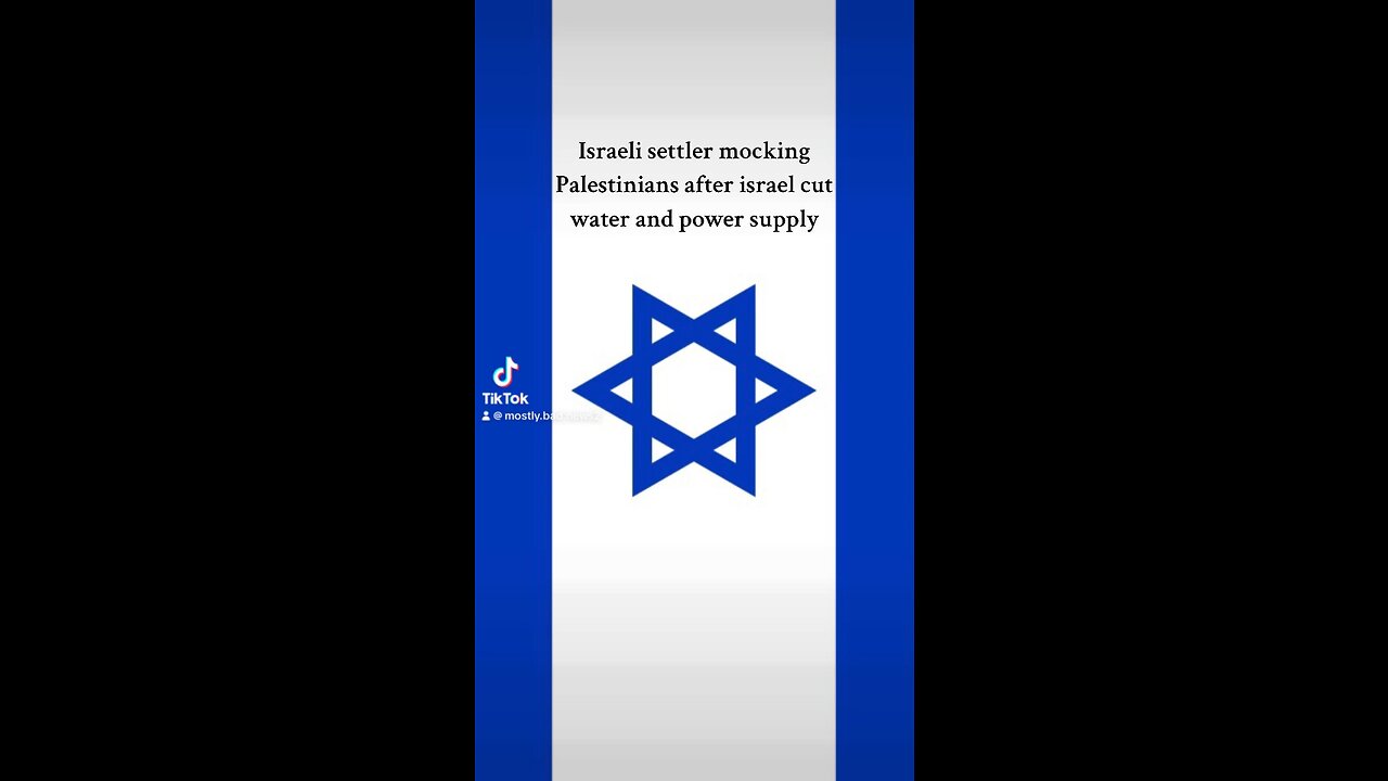 Israeli settler mocks Palestinians