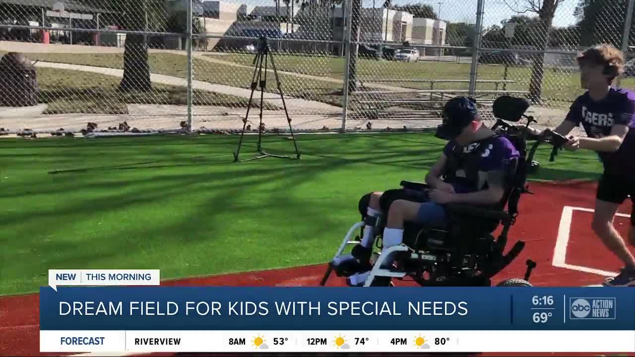 State-of-the-art baseball field for kids with special needs set to open in Temple Terrace