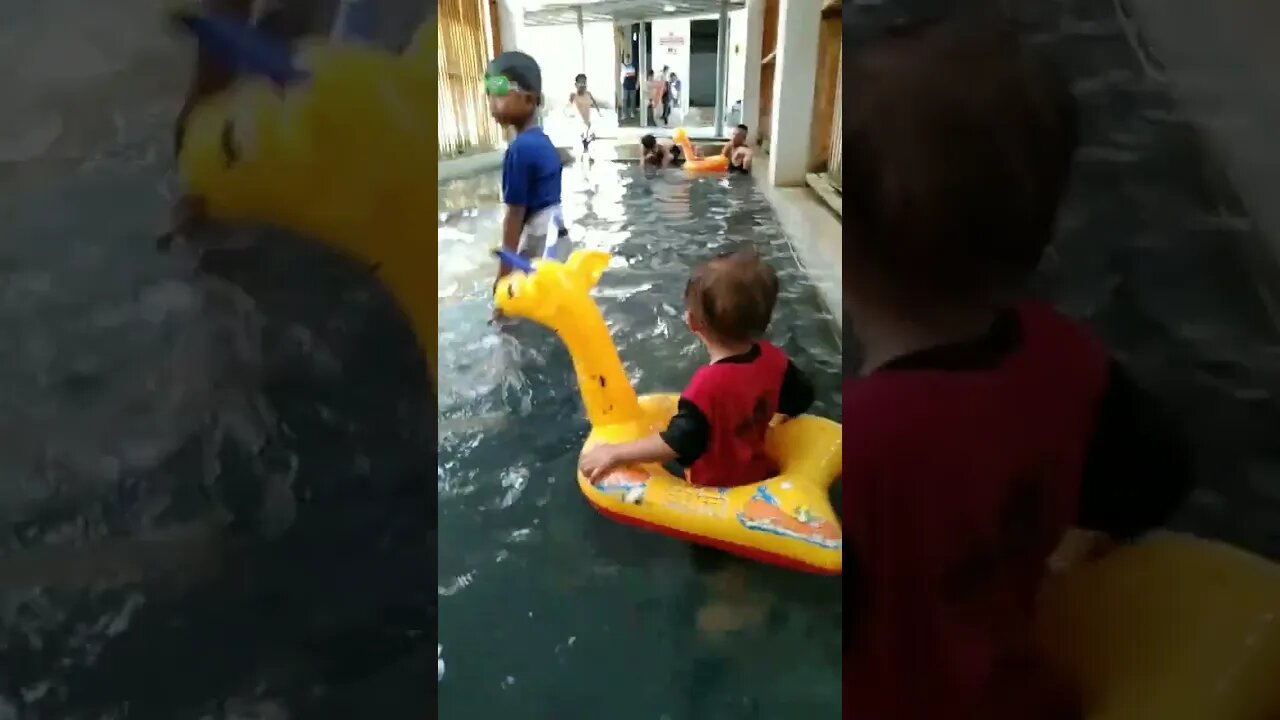 pertama kali iban main di kolam