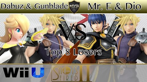 Dabuz & Gunblade vs. SS|Mr. E & Dio - Top 8 Losers Doubles - Shots Fired 2