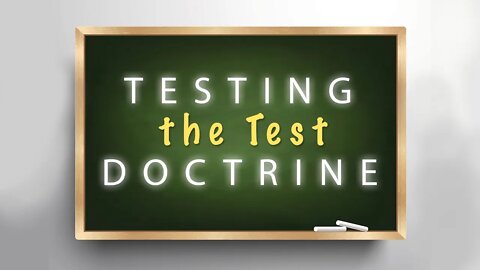 YRM Sabbath Live Feed, August 15, 2020, "Testing the Test Doctrine"