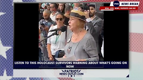 Listen To This Holocaust Survivors Warning About What's Going On Now