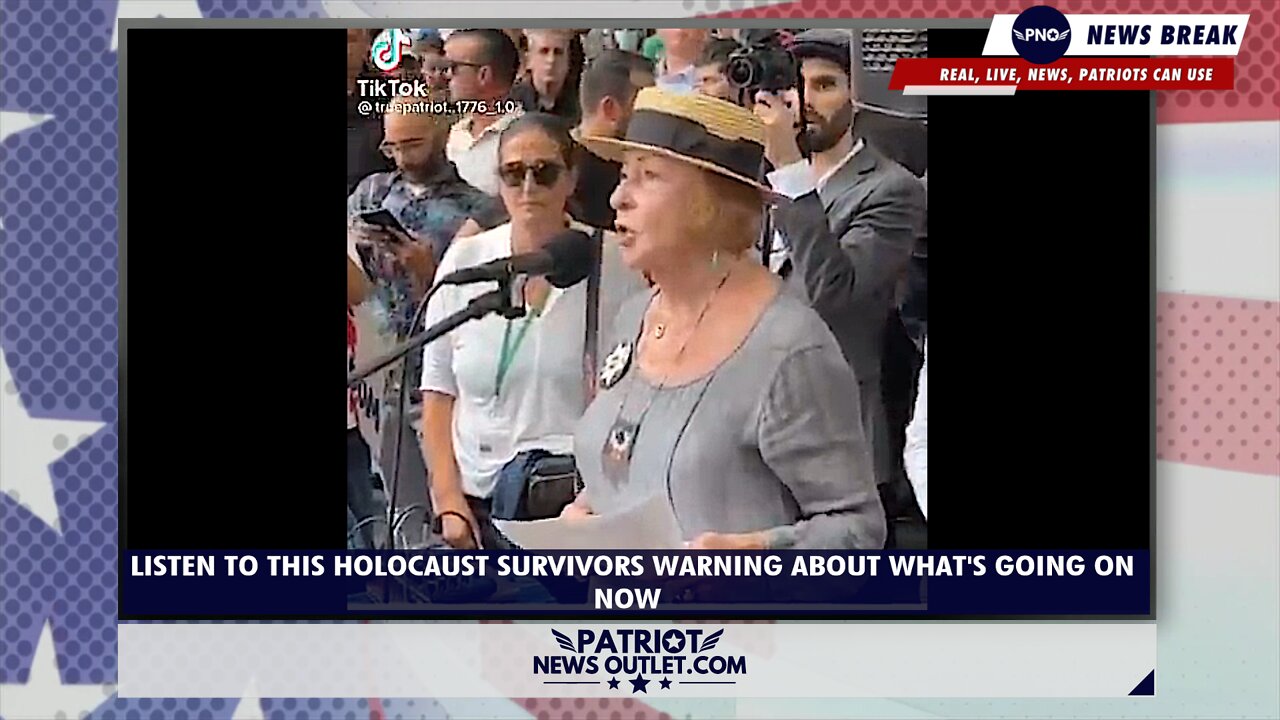 Listen To This Holocaust Survivors Warning About What's Going On Now
