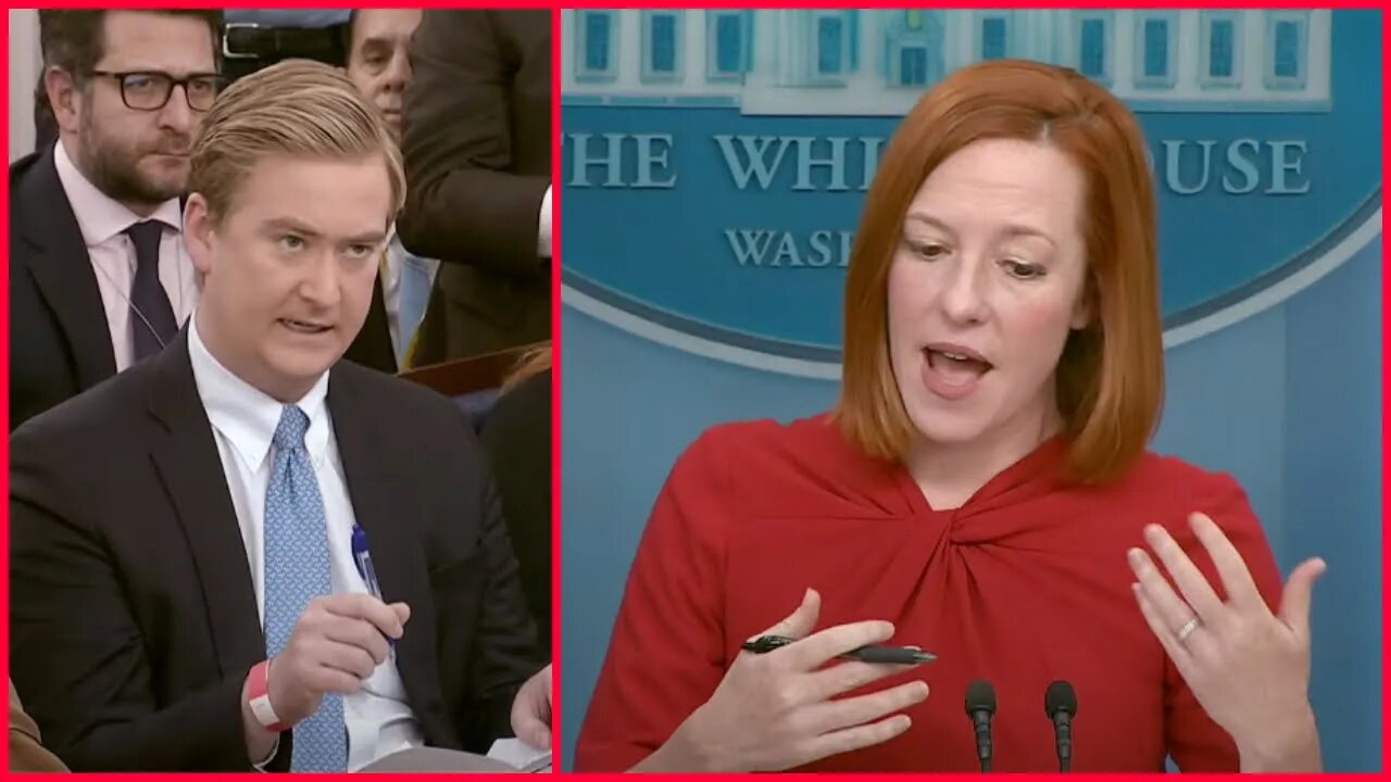 HEATED CLASH: Jen Psaki was NOT Ready to Battle Peter Doocy Today!