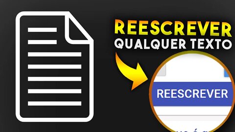 Como REESCREVER TEXTO com OUTRAS PALAVRAS