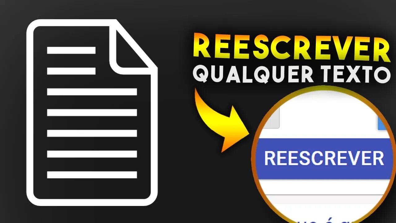 Como REESCREVER TEXTO com OUTRAS PALAVRAS